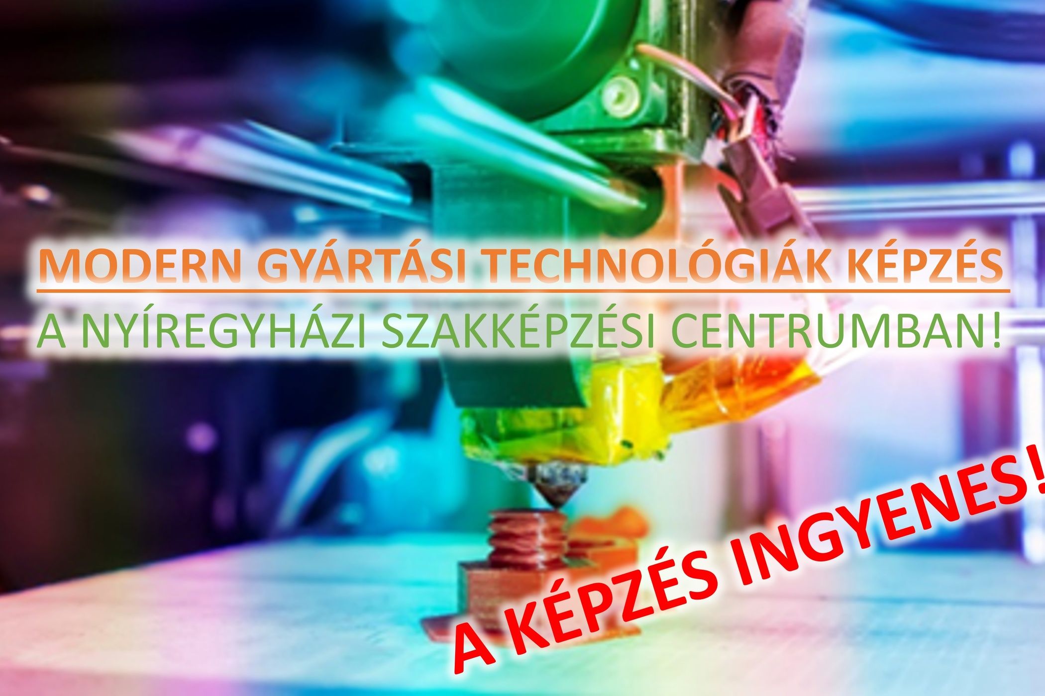 Modern gyártási technológiák képzés